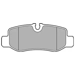 Комплект гальмівних колодок дискове гальмо LP3139 DELPHI