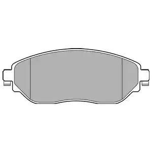 Комплект гальмівних колодок дискове гальмо LP3143 DELPHI