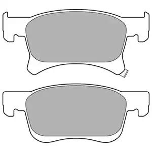 Тормозные колодки LP3164 DELPHI