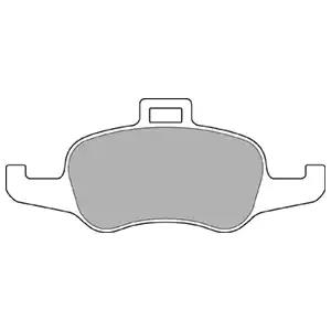 Комплект гальмівних накладок, дискове гальмо LP3168 DELPHI