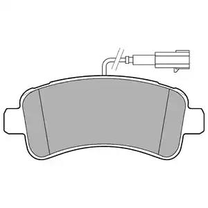 Klocki ham  fiat ducato 15- LP3185 DELPHI
