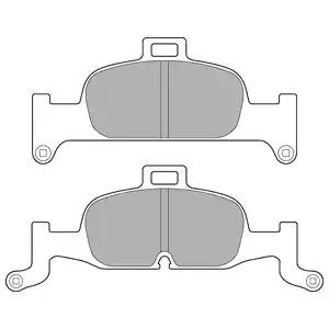 Klocki ham przod  audi a4 15- LP3239 DELPHI
