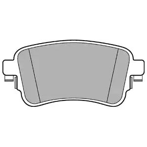 Klocki ham tyl  peugeot expert 16- LP3261 DELPHI