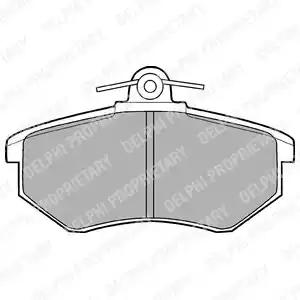 Тормозные колодки LP424 DELPHI