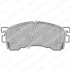 Гальмівні колодки дискові mazda xedos-6/mx-6/626/323/premacy f 91-03 LP801 DELPHI