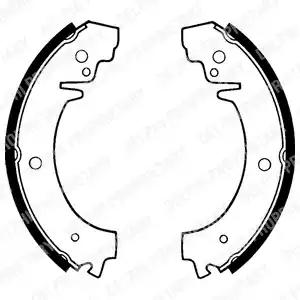 Комплект гальмівних колодок LS1219 DELPHI