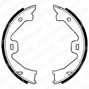 Delphi rover гальм. колодки задн. 75 2.0 cdti 03-05 LS1930 DELPHI