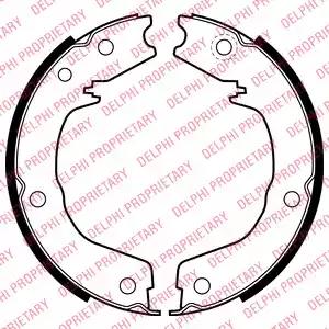 Гальмівна колодка LS2007 DELPHI