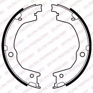 Комплект гальмівних колодок LS2035 DELPHI