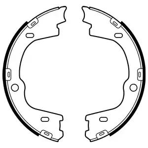 Колодки гальмівні барабанні комплект 4 шт LS2086 DELPHI