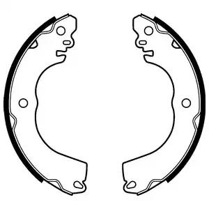 Комплект гальмівних колодок LS2104 DELPHI