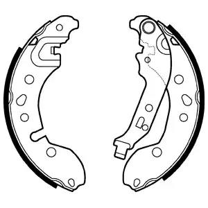 Комплект гальмівних колодок LS2124 DELPHI