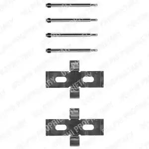 Комплект приладдя, накладка дискового гальма LX0052 DELPHI