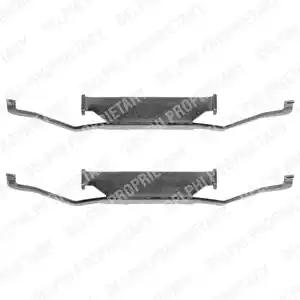 Delphi bmw к-кт установки гальм. колод. 5 e286 e24 LX0074 DELPHI