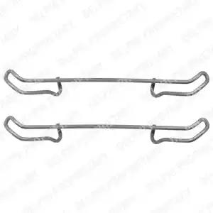 Delphi р/к установки передніх гальмівних колодок fiat ford LX0076 DELPHI