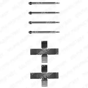 Комплект приладдя, накладка дискового гальма LX0103 DELPHI