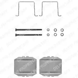 Комплектующие колодки дискового тормоза LX0122 DELPHI