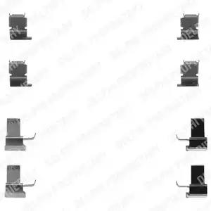 Комплект приладдя, накладка дискового гальма LX0259 DELPHI