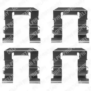 Комплект приладдя, накладка дискового гальма LX0308 DELPHI