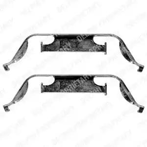 Комплект приладдя, накладка дискового гальма LX0331 DELPHI