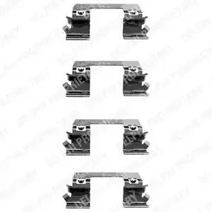 Комплект приладдя, накладка дискового гальма LX0336 DELPHI