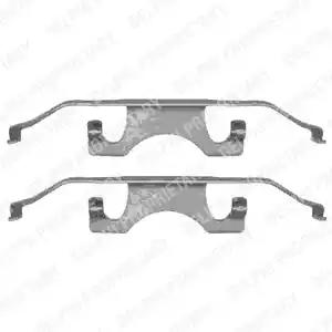 Комплектующие колодки дискового тормоза LX0340 DELPHI