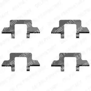 Комплектующие колодки дискового тормоза LX0341 DELPHI