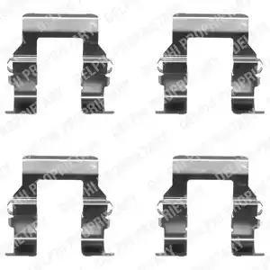 Комплект приладдя, накладка дискового гальма LX0367 DELPHI