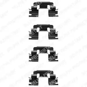 Комплект приладдя, накладка дискового гальма LX0381 DELPHI