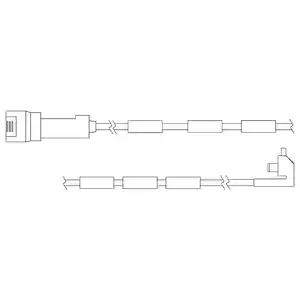 Контрольный контакт контроль слоя тормозных колодок LZ0106 DELPHI