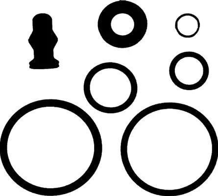 Прокладка форсунки t5/caddy iii 1.9tdi/2.0sdi 04 к-кт з болтом 153864201 VICTOR REINZ