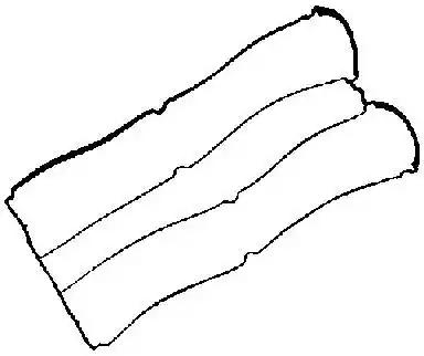 Прокладка кришки г/ц ford focusmondeo 16-20 96- 713433300 VICTOR REINZ