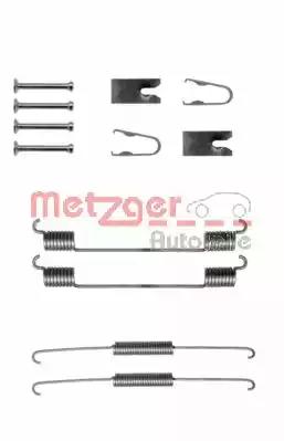 Комплект приладдя, гальмівна колодка 1050781 METZGER