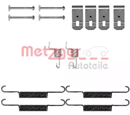 Комплект приладдя, колодка стоянкового гальма 1050895 METZGER