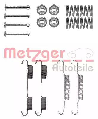 Монтажний к-кт гальмівних колодок 1050896 METZGER