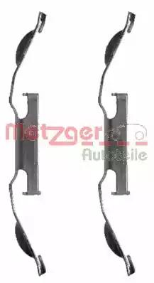 Комплект приладдя, накладка дискового гальма 1091221 METZGER