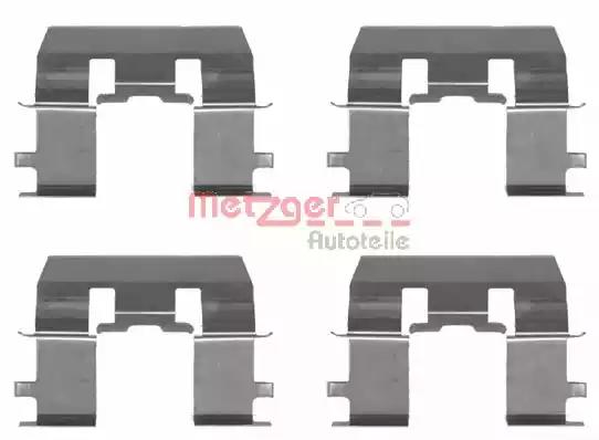 Комплект приладдя, накладка дискового гальма 1091281 METZGER