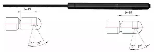 Газова пружина, багажник/кузов 2110080 METZGER