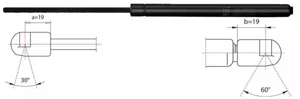 Газова пружина, багажник/кузов 2110466 METZGER