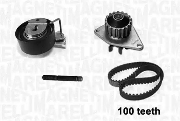 Водяний насос + зубчастий ремінь 341405320001 MAGNETI MARELLI