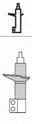 Magneti marelli opel амортизатор газ.прав.передн.agilasuzuki wagon r+ 00- 352111070100 MAGNETI MARELLI