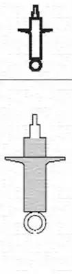 Magneti marelli амортизатор газовий передн. alfa romeo 156 [355795070000] 355795070000 MAGNETI MARELLI
