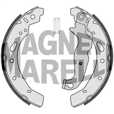 Гальмівна колодка 360219198348 MAGNETI MARELLI