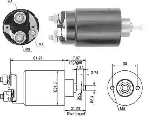 Magneti marelli соленоїд fordmazda - ford/ visteon [940113050404] 940113050404 MAGNETI MARELLI