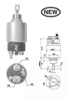 Magneti marelli втягувальне реле стартера citroen jumper 20 9- berlingo 18... 940113050554 MAGNETI MARELLI