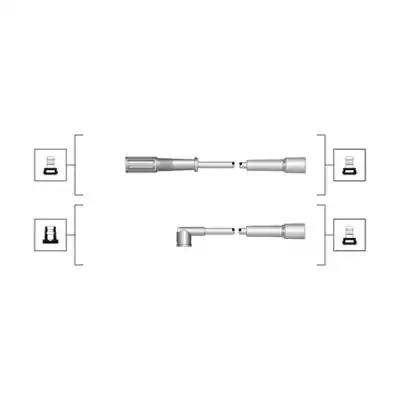 Комплект проводів високої напруги 941319170066 MAGNETI MARELLI