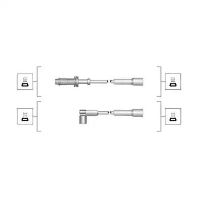 Комплект проводів високої напруги 941319170069 MAGNETI MARELLI