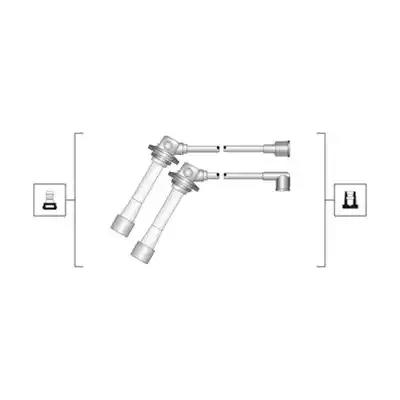 Magneti marelli високовольтні дроти mazda 626 iv 16v 1.8i 2.0i mx6 16v 2.0i 941319170083 MAGNETI MARELLI