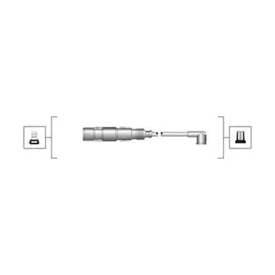 Комплект проводів високої напруги 941319170096 MAGNETI MARELLI