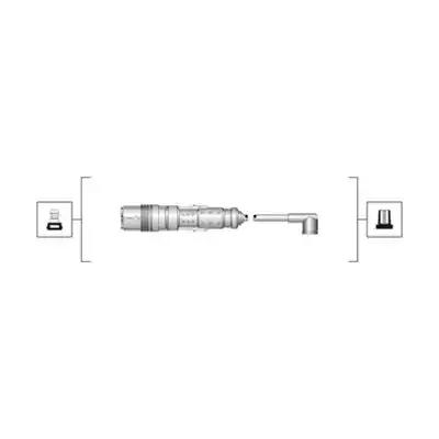 Комплект дротів запалювання 941319170119 MAGNETI MARELLI
